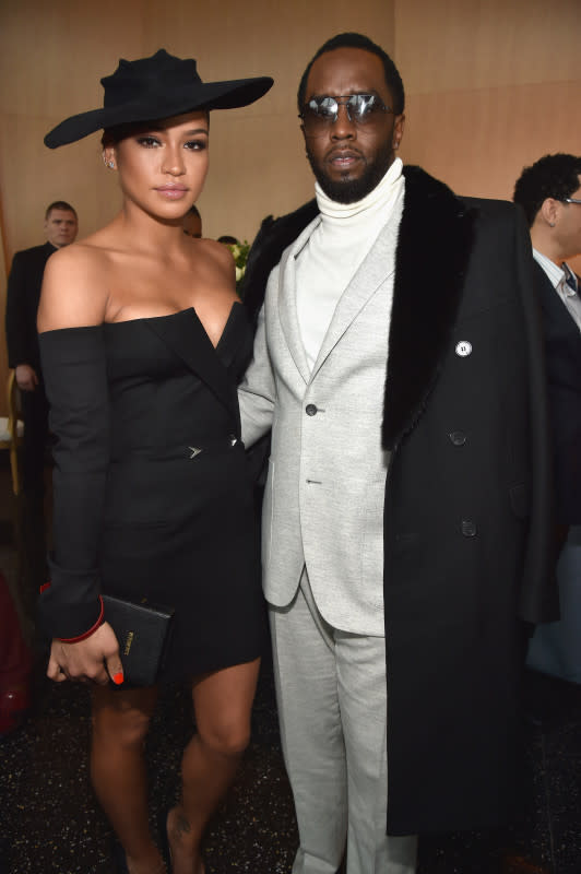 Cassie and Sean "Diddy" Combs attend Roc Nation THE BRUNCH at One World Observatory on Jan. 27, 2018, in New York City.<p>Kevin Mazur/Getty Images</p>