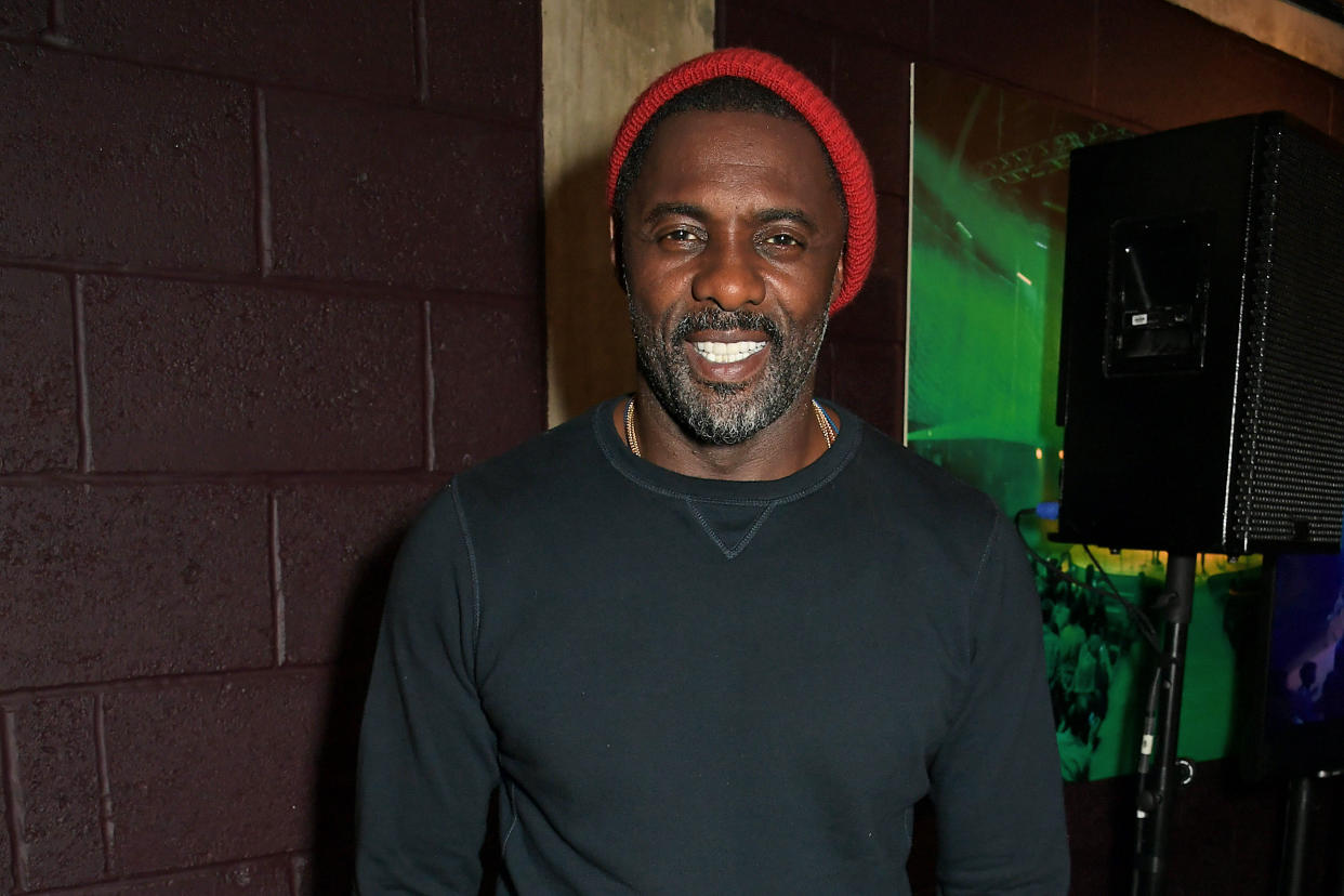 LONDON, ENGLAND - AUGUST 01:   Co-Creator Idris Elba attends the press night after party for "Tree" at The Young Vic on August 1, 2019 in London, England.  (Photo by David M. Benett/Dave Benett/Getty Images)