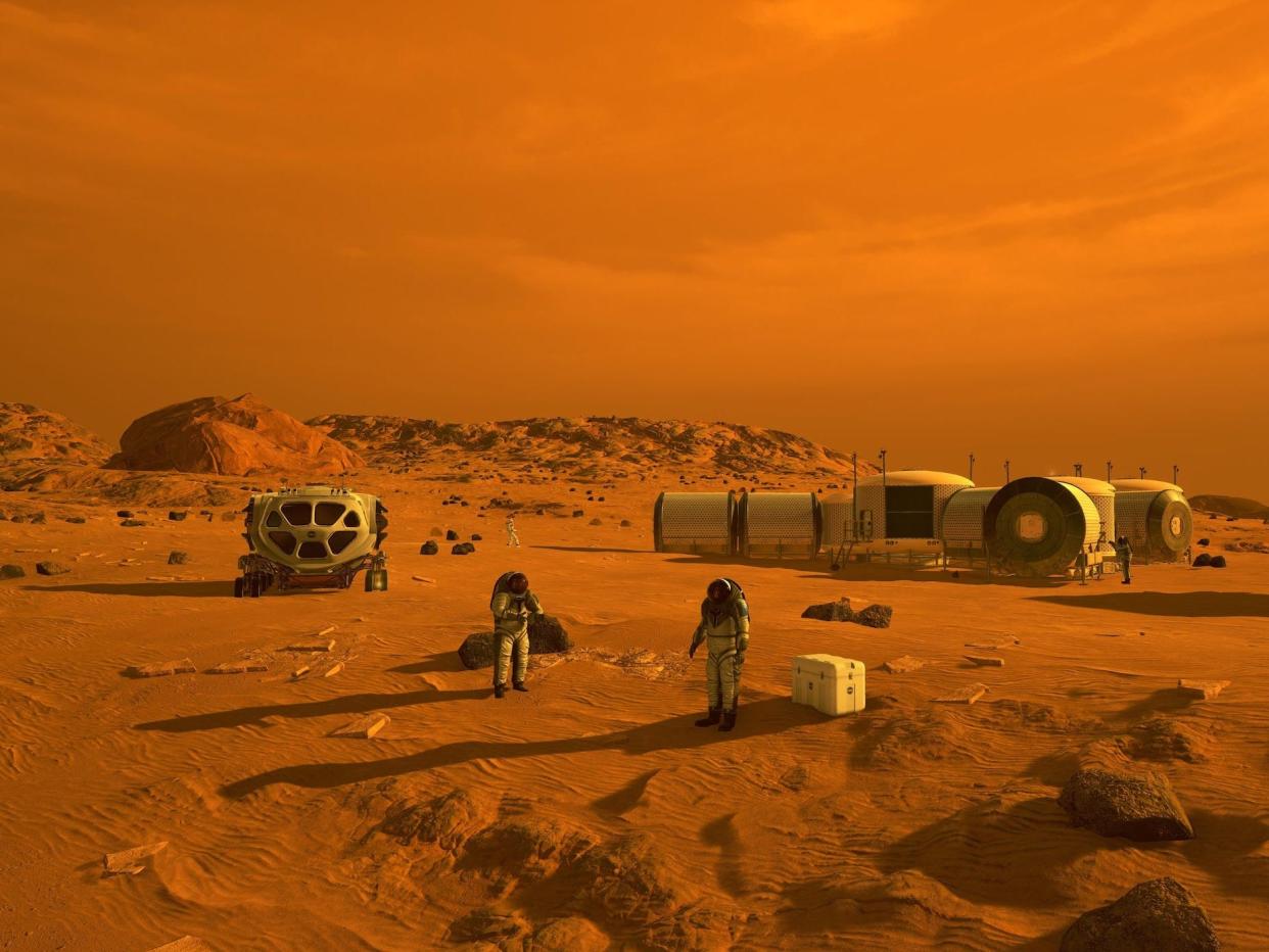 mars human exploration settlement habitat astronauts martian