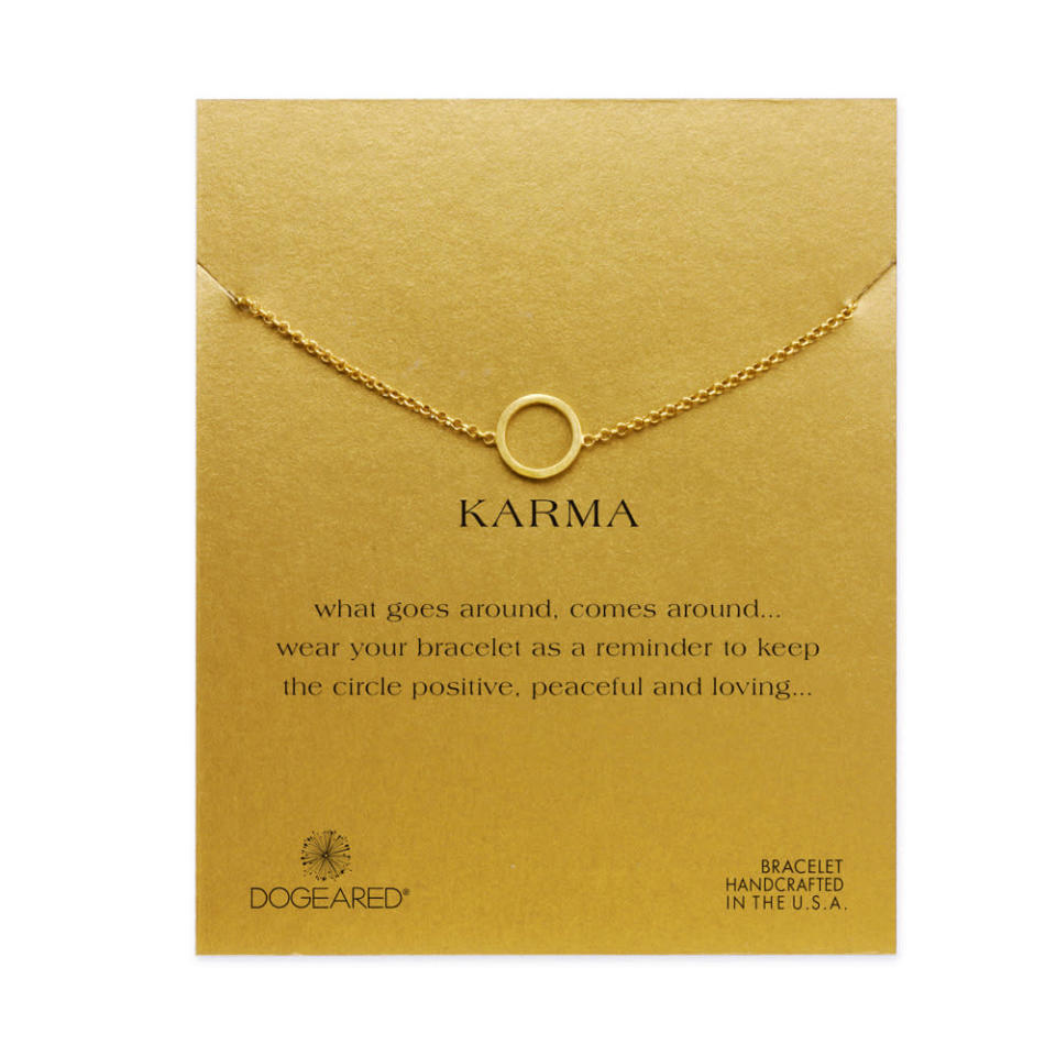 Dogeared Karma Bracelet