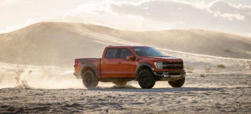 The base price of a 2022 Ford F-150 Raptor pickup starts just under $70,000. Police recovered 13 trucks reported stolen in June 2022 from the Dearborn Truck Plant.