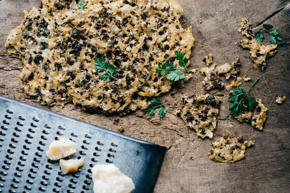 Parmesan and Herb Crisps