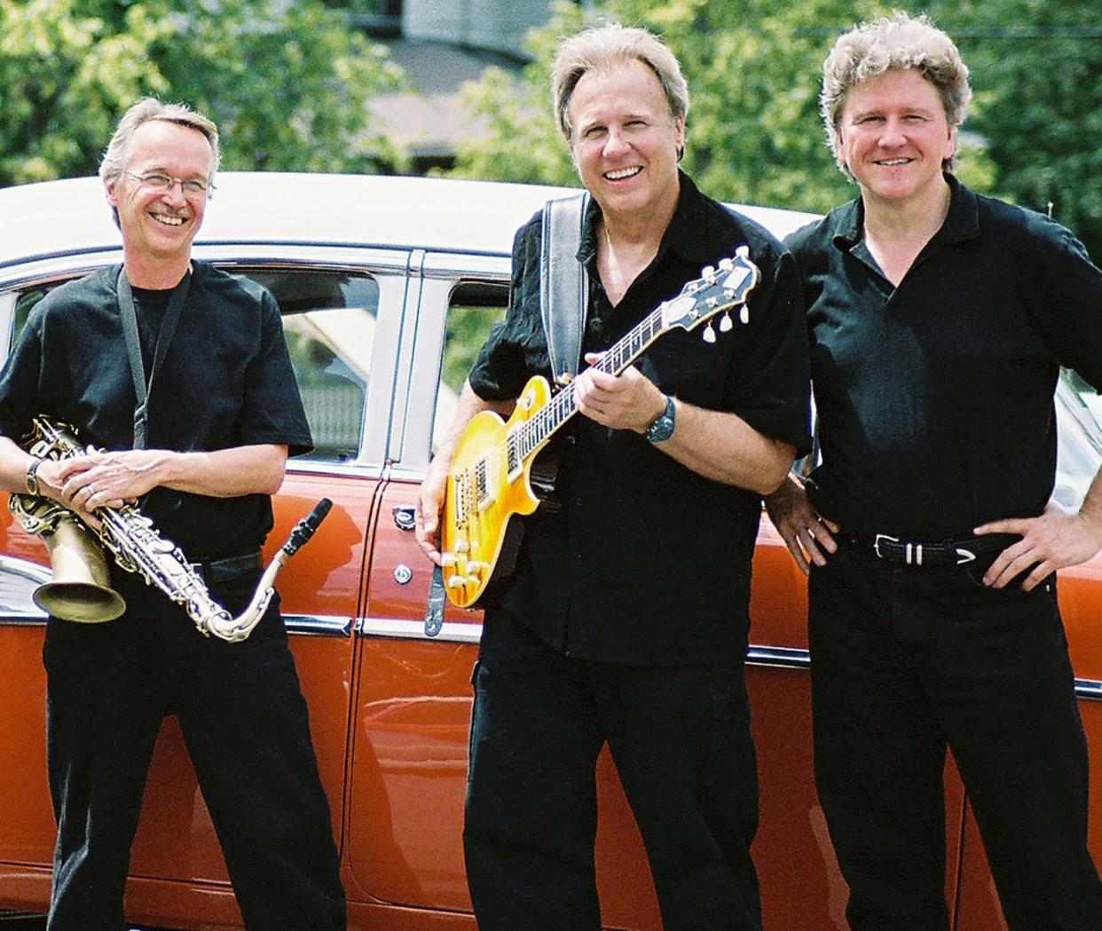 The MoJoTo trio of Monk Rowe, John Hutson and Tom McGrath perform at 6:30 p.m. July 21 as part of the free weekly Summer Music Series at The Barn on Paris Hill.