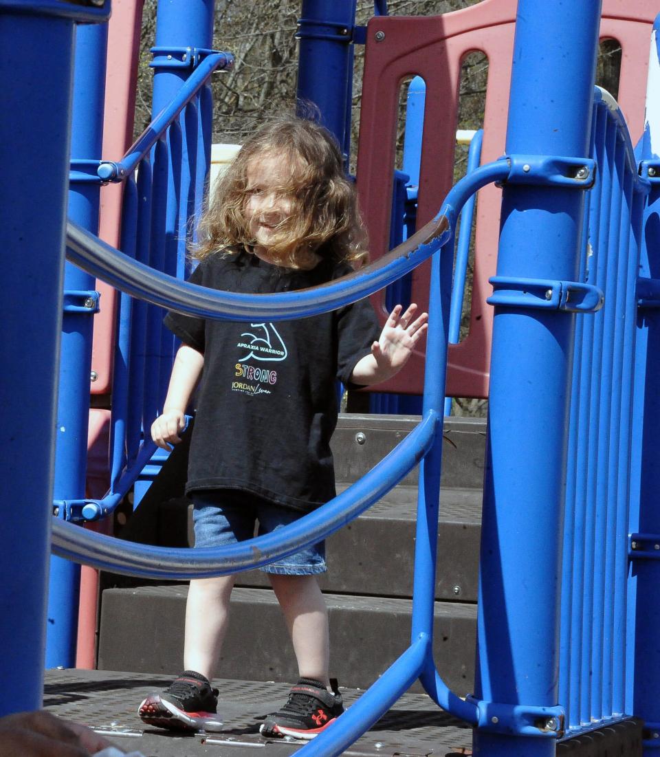 Wesley Hildebrand loves to play with kids in the park, but he has trouble communicating. He has a rare disorder called childhood apraxia of speech. His mother is spearheading a campaign to have communication boards put in park areas in Wooster.