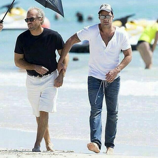 Ricky Martin y Edgar Ramirez