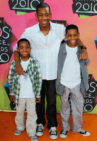 <p>Michael Tran/FilmMagic</p> Tylen Jacob Williams, Tyler James Williams, and Tyrel Jackson Williams