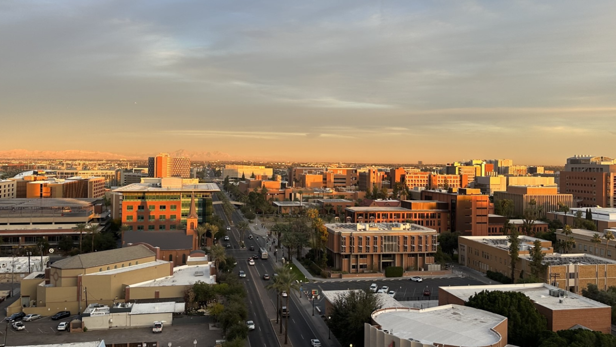 <div>Thanks to Sean Fowler for capturing this beautiful Tempe sunset</div>