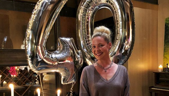 Katherine Heigl turns 40 and admits she’s thrilled to be a little bit older, a little bit wiser. (Photo: Instagram)