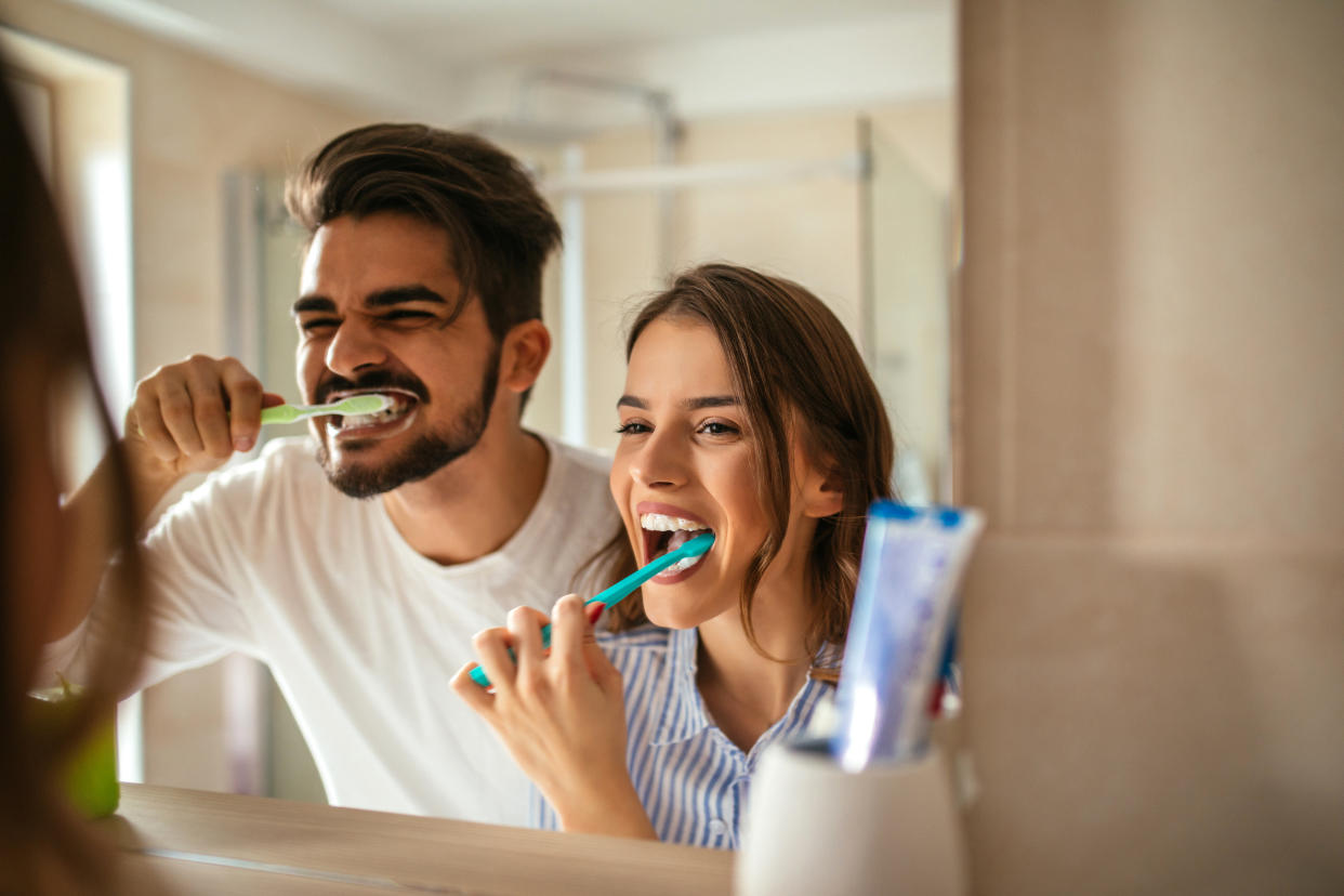 Experts say proper oral care is essential for your overall health. (Photo via Getty Images)