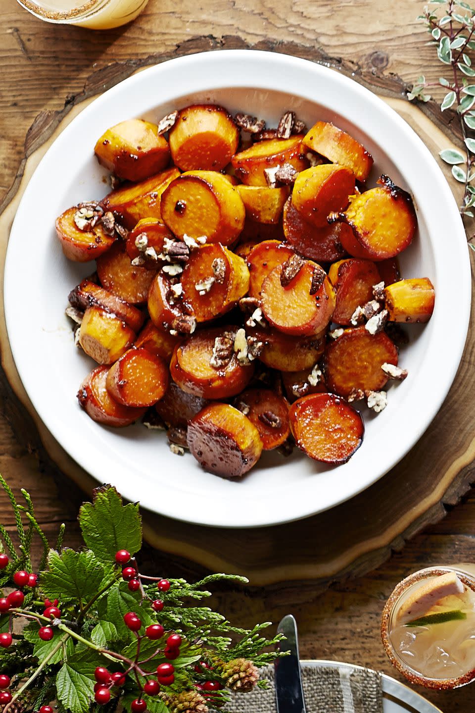 Sorghum-Glazed Sweet Potatoes