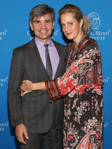 Sylvain Gaboury/Patrick McMullan George Stephanopoulos and Ali Wentworth at the Child Mind Institute 2018 Child Advocacy Award Dinner on November 19, 2018 in New York City