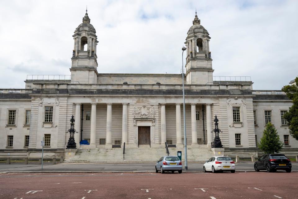 A general view of Cardiff Crown Court in Cardiff, Wales, United Kingdom.