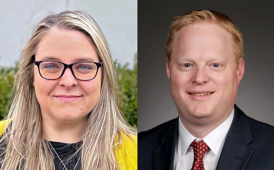 Edmond City Council Ward 1 Candidates Ashley Nicole Bradley and Tom Robins. Photos Provided