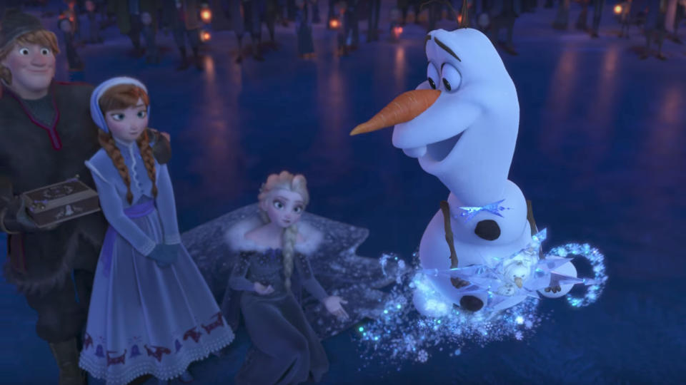 'Olaf's Frozen Adventure'. (Credit: Disney)