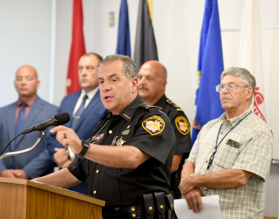 Stark County Sheriff George T. Maier discusses information about the unidentified man whose remains were found in Canton Township in 2001. The death and the man's identify are a mystery.