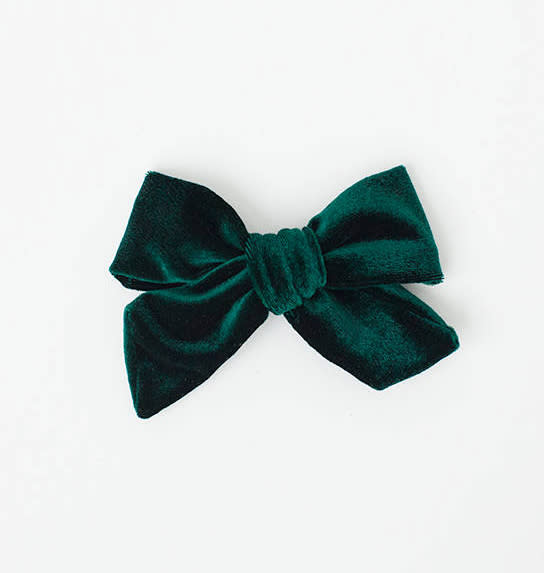 Flower and Ivy Luxe Velvet Hair Bow. (Photo: Etsy)