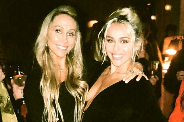 <p>Tish Cyrus/Instagram</p> Tish and Miley Cyrus