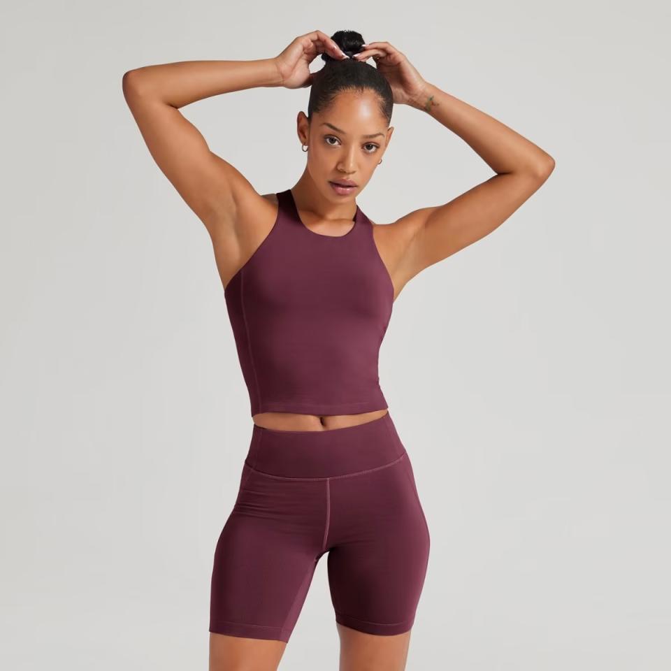 Allbirds Natural Run Form Tank in Aubergine