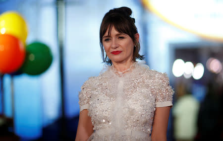 Cast member Emily Mortimer poses on the red carpet at the world premiere of Disney’s movie “Mary Poppins Returns” in Los Angeles, California, U.S., November 29, 2018. REUTERS/Mario Anzuoni