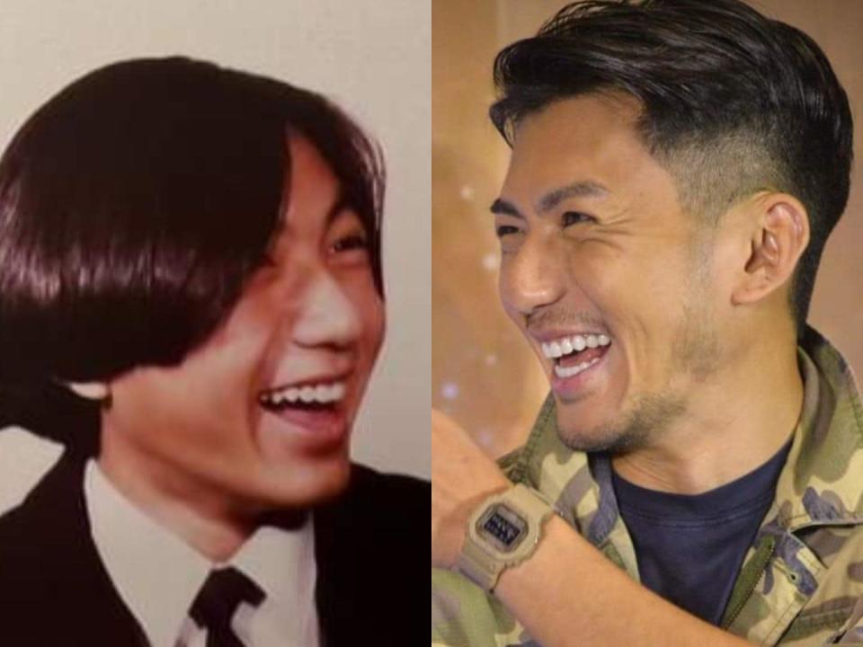 Some netizens have said that Yuan Weihao's smile hasn't changed so far.