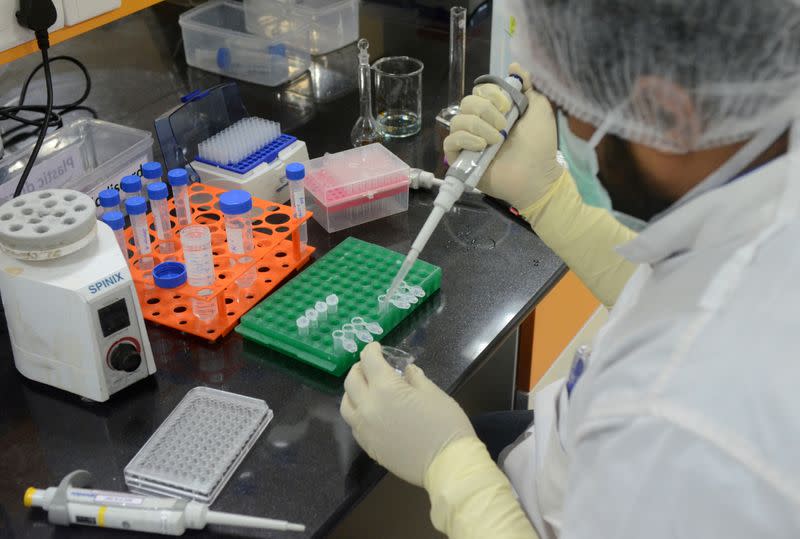 FILE PHOTO: Outbreak of the coronavirus disease (COVID-19) in Pune