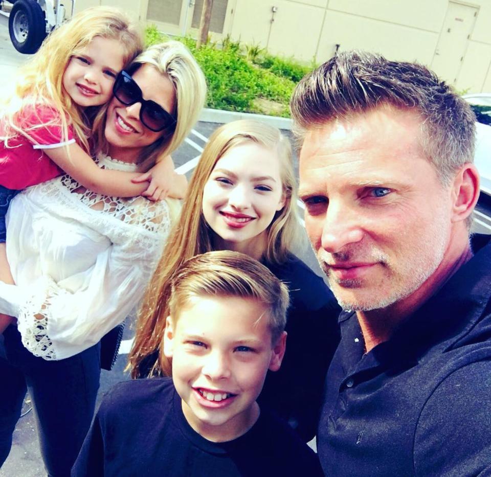 Steve Burton Sheree Gustin family