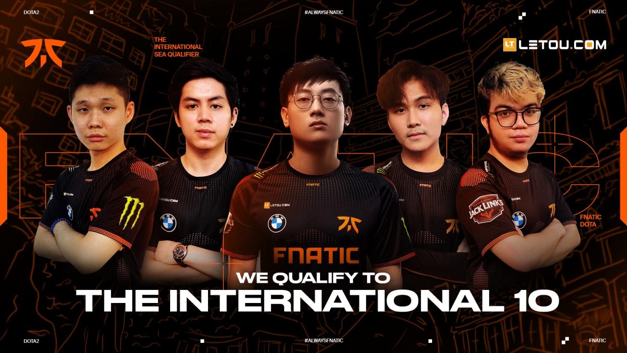 (Photo: Fnatic Dota 2 Facebook)