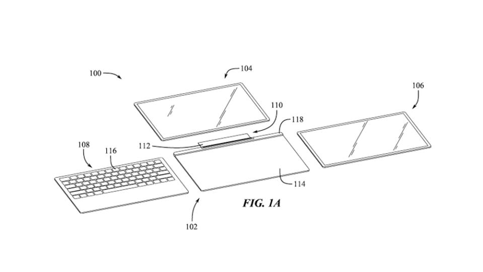 A diagram from an Apple patent