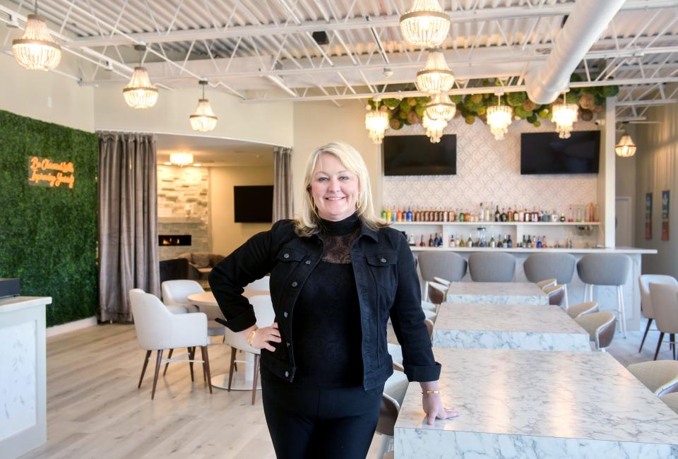 Heather Wolbeck stands in her new restaurant The Queen of Squash, the former site of Cracked Pepper and Stan's Liquors, at 1108 W. Glen Avenue in the Metro Centre. The Queen of Squash will focus on healthy meals with locally-sourced ingredients.