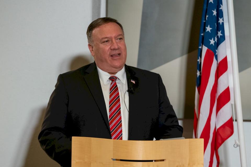 美國國務卿蓬佩奧(Mike Pompeo)。 (圖:美國國務院)