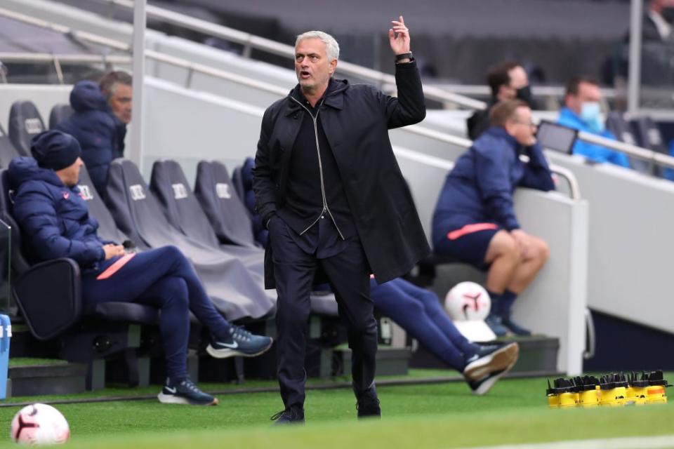 Mourinho refused to comment on the penalty (Tottenham Hotspur FC via Getty I)