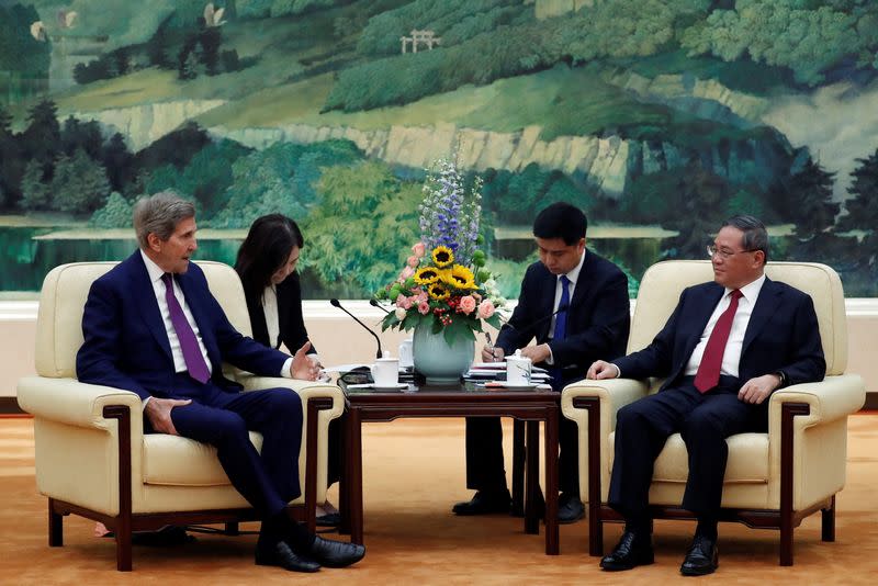 U.S. Special Presidential Envoy for Climate John Kerry visits Beijing