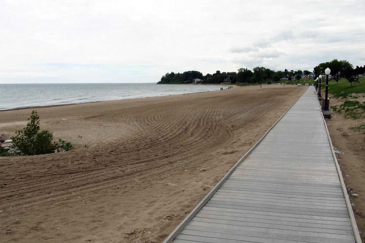 Crescent Beach Boardwalk, Algoma, Wisconsin