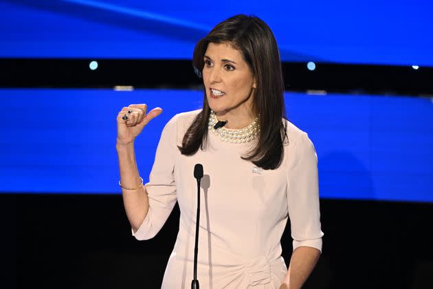 Former South Carolina Gov. Nikki Haley relished discussing Ron DeSantis' campaign woes. “If you can’t manage a campaign, how can you run a country?” she asked.