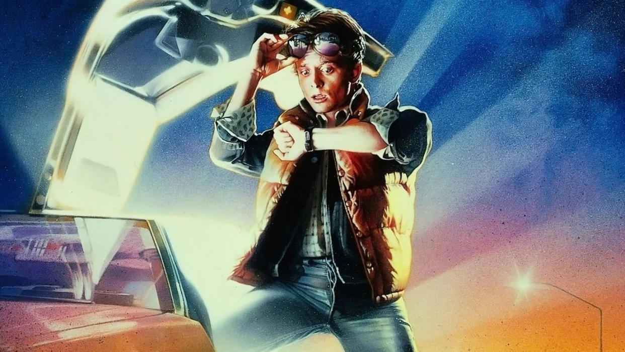 Michael J. Fox as Marty McFly in 'Back to the Future'. (Credit: Universal)