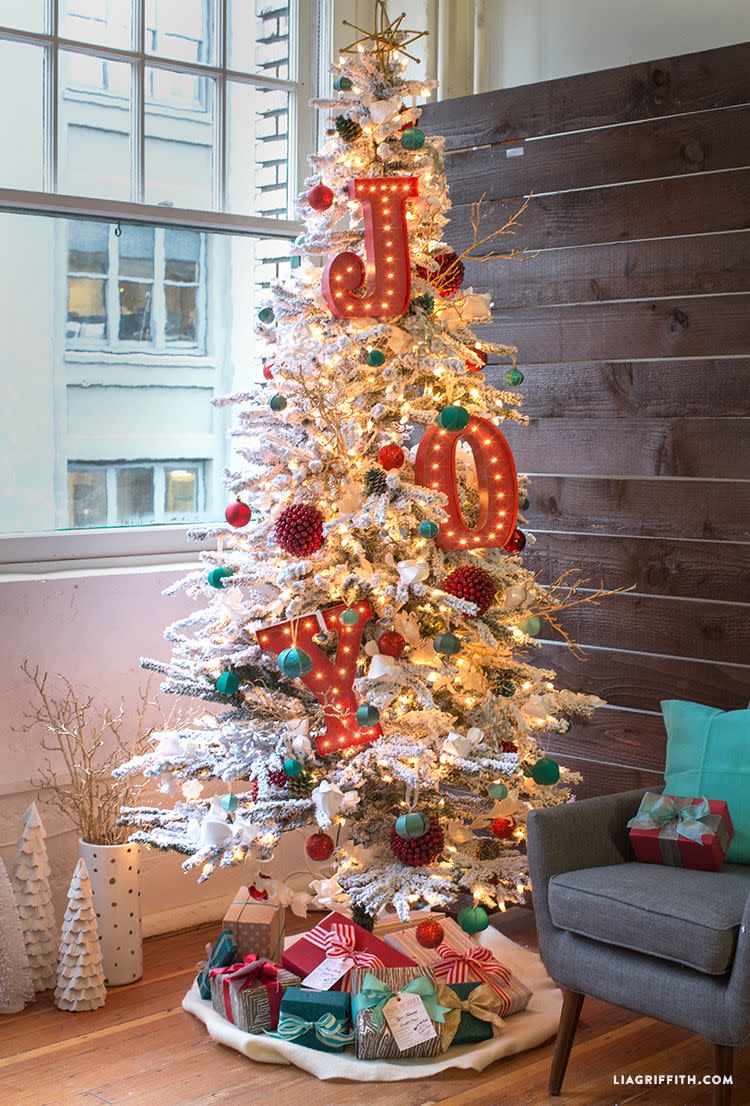 48) Christmas in Technicolor Tree