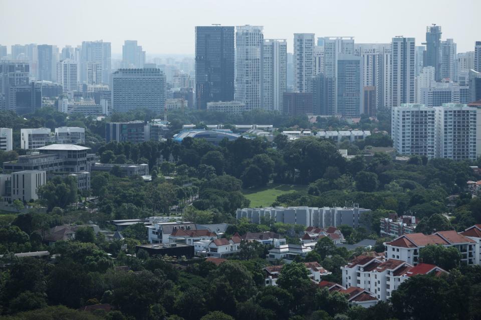 Private residential housing at Ridley Park and Tanglin Hill in Singapore, on Saturday, April 29, 2023. (Lionel Ng/Bloomberg)