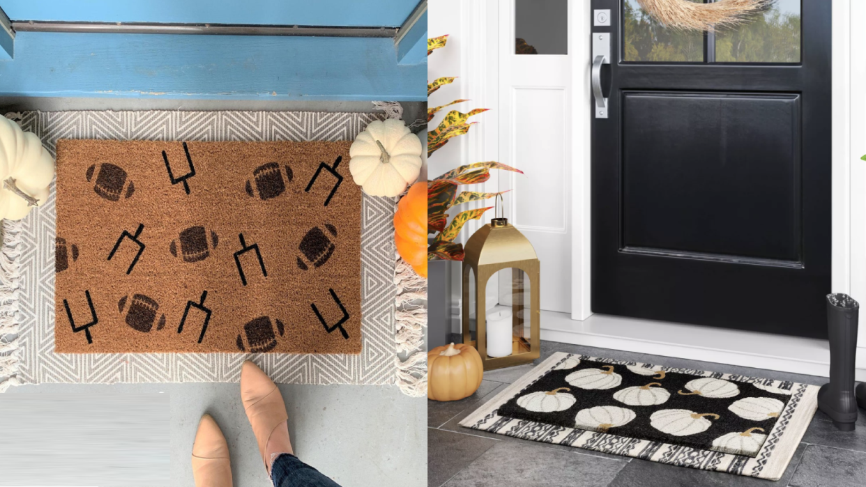 12 adorable doormats for fall