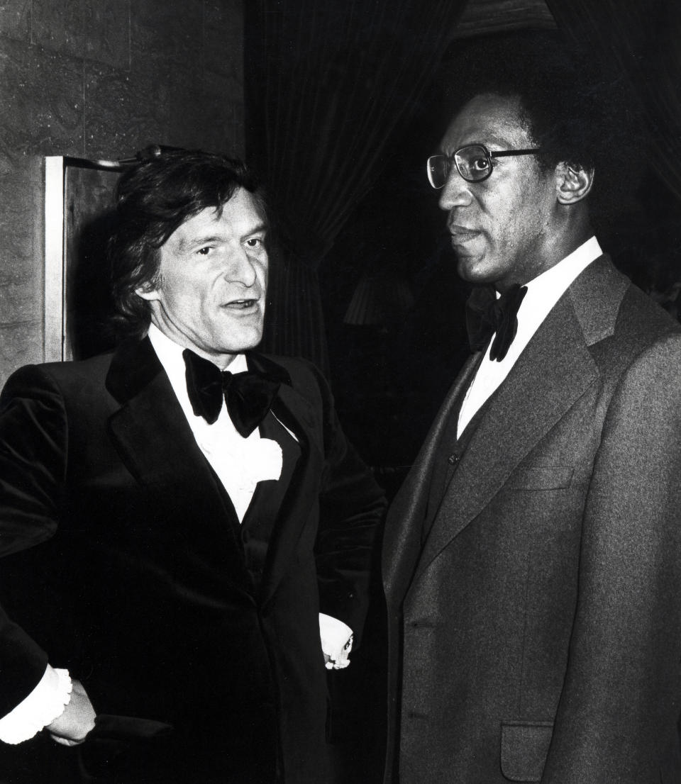 Hugh Hefner and Bill Cosby.