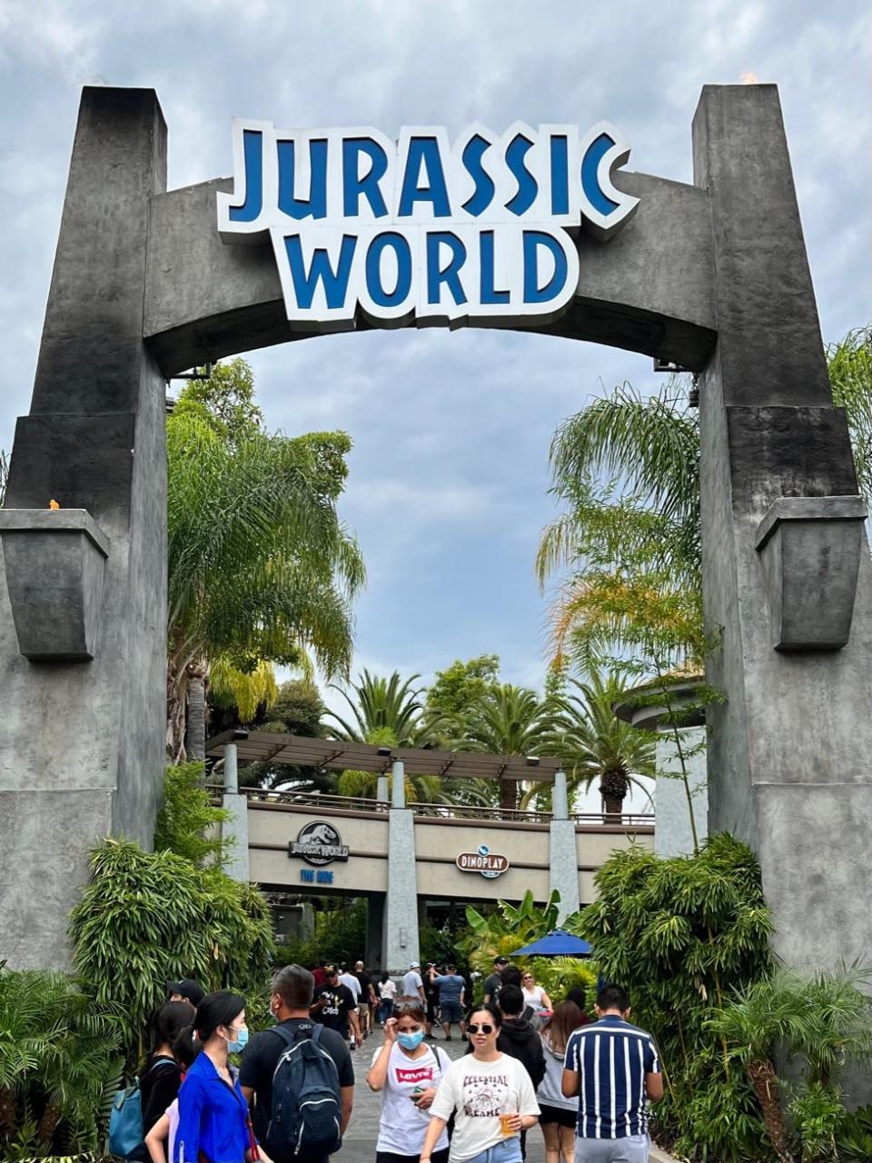 Jurassic World - The Ride is one of the most popular attractions at Universal Studios Hollywood.