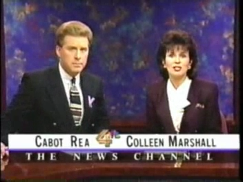 Cabot Rea and Colleen Marshall in 1995 (NBC4 archives)