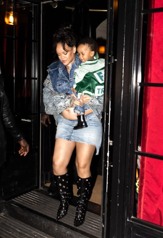 Rihanna y su bebé en la recta final de su segundo embarazo