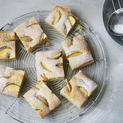 Sweet Peach Olive Oil Cake