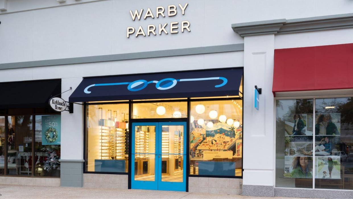 Warby Parker has opened a vision-care shop at The Avenue Viera.