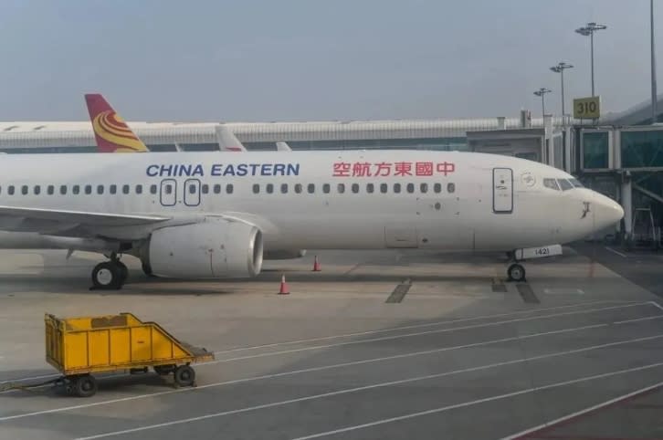 中國東方航空波音737客機。(示意圖)   圖 : 翻攝自騰訊網