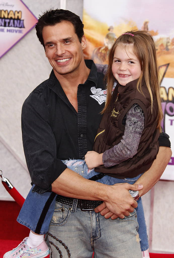 The Hannah Montana Movie LA premiere 2009 Antonio Sabato Jr.