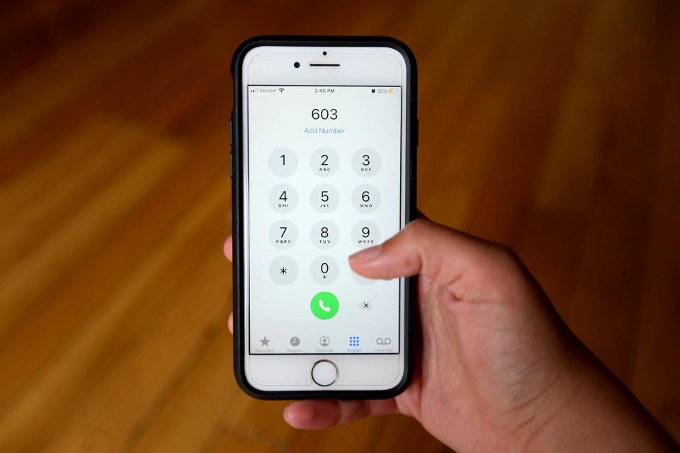 New Hampshire's iconic 603 area code may exceed capacity soon.