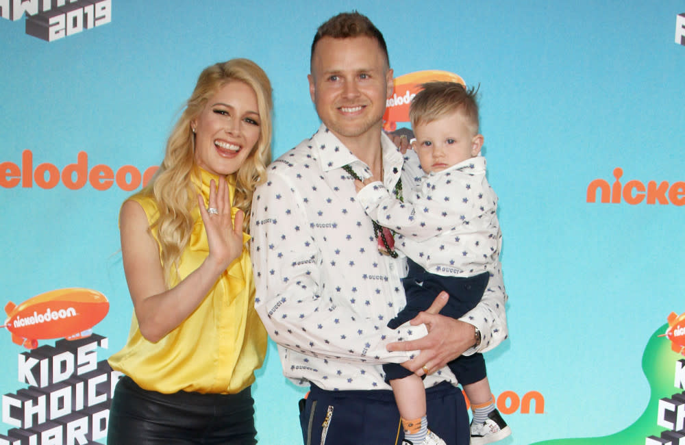 Heidi Montag, Spencer Pratt and their baby boy in 2019 credit:Bang Showbiz