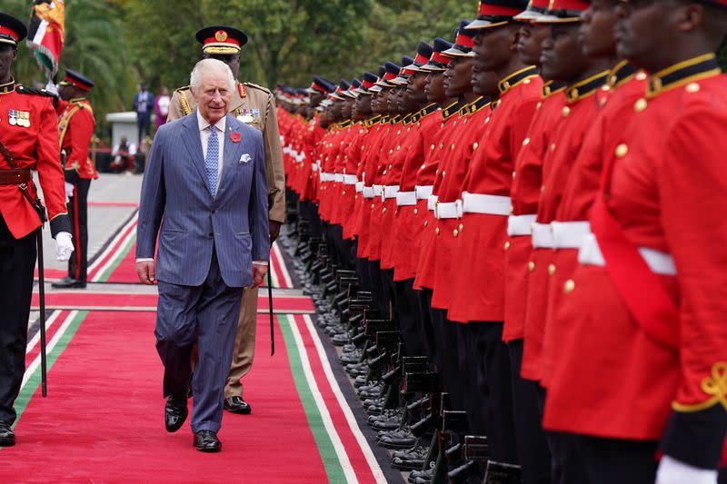 Britain's King Charles and Queen Camilla visit Kenya