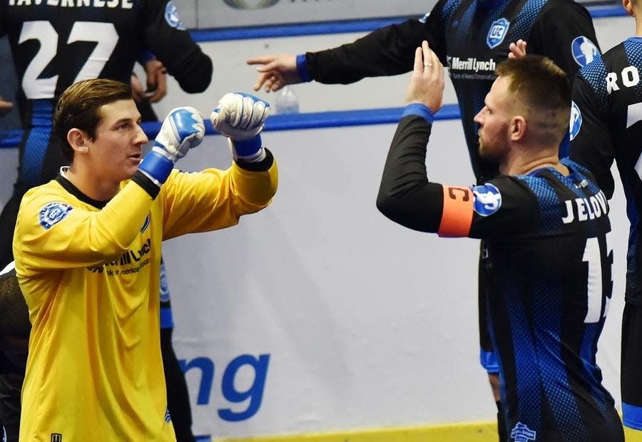 Utica City FC, with goalkeeper Andrew Coughlin and Bo Jelovac, is hoping to be back on the field for the Major Arena Soccer League season. The MASL is still targeting Dec. 31 for a start for the upcoming season.